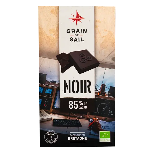GRAIN DE SAIL TABLETTE NOIR 85% 100GR