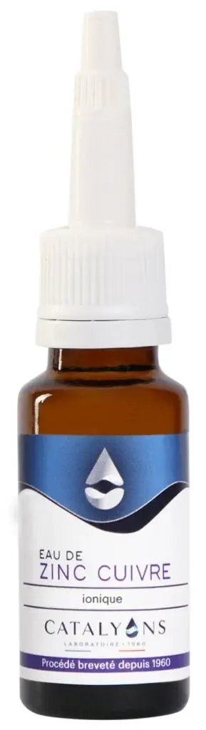 CATALYONS EAU ZINC CUIVRE 20 ML 