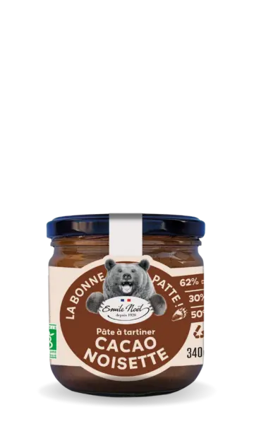 PATE  À TARTINER CACAO NOISETTE  340 GR