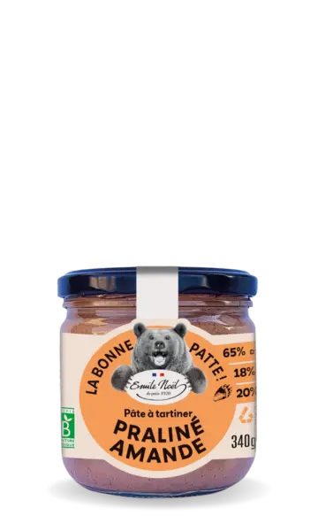 PATE A TARTINER PRALINE AMANDE  340 GR 