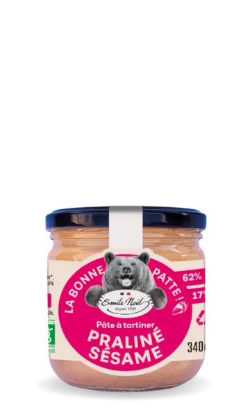 PATE A TARTINER PRALINE SESAME  340 GR