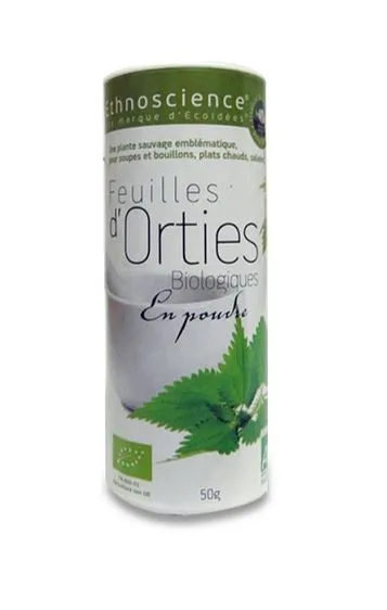 FEUILLES D'ORTIES EN POUDRE BIO 50G
