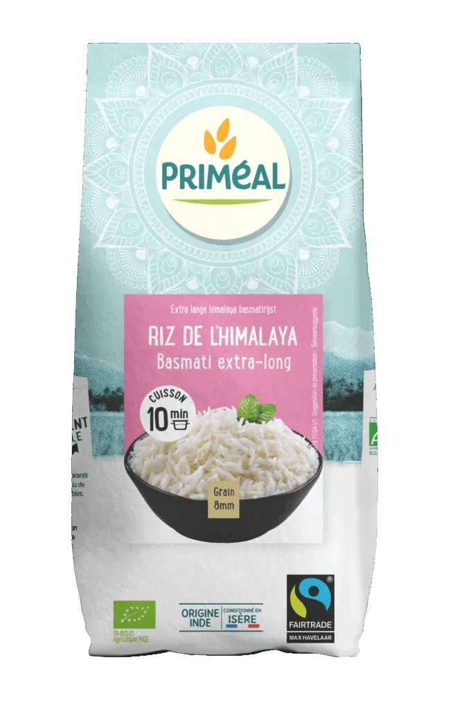 RIZ HIMALAYA BASMATI BLANC EXTRA LONG FAIRTRADE 400G 