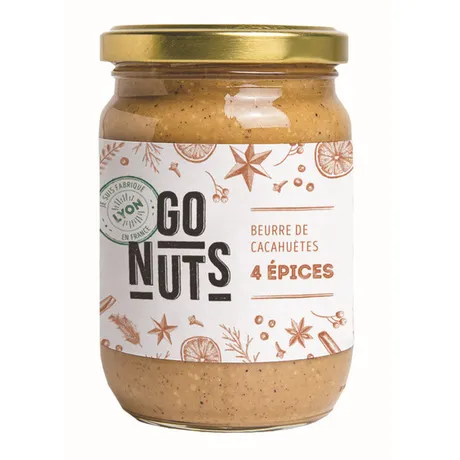 GO NUTS BEURRE DE CACAHUETES 4 EPICES