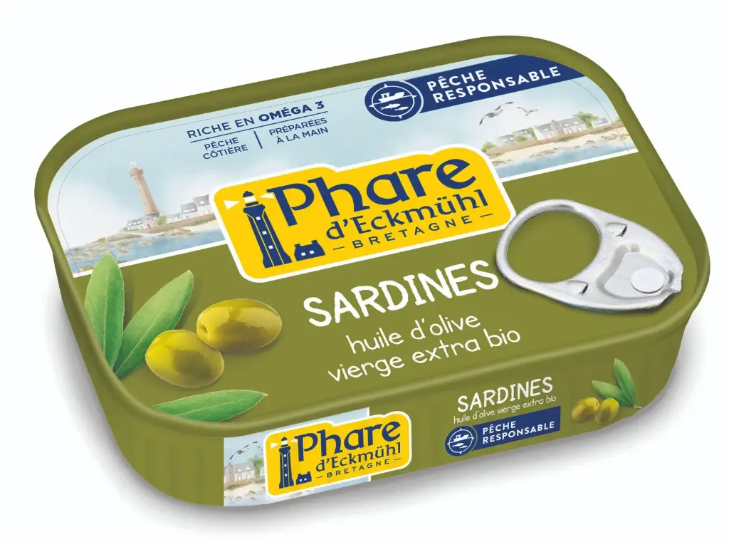 SARDINES A L'HUILE D'OLIVE 135GR