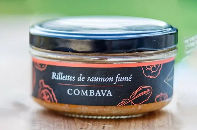 RILLETTES DE SAUMON FUME COMBAVA 100G