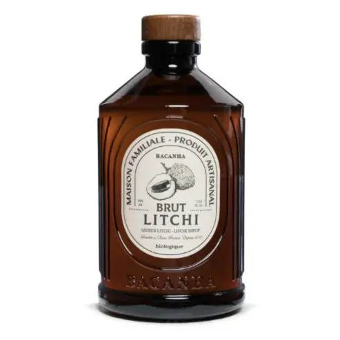 BACANHA SIROP LITCHI BRUT BIO 
