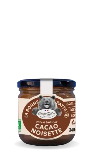 PATE  À TARTINER CACAO NOISETTE  340 GR