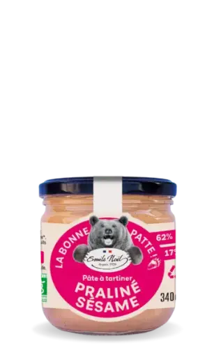 PATE A TARTINER PRALINE SESAME  340 GR