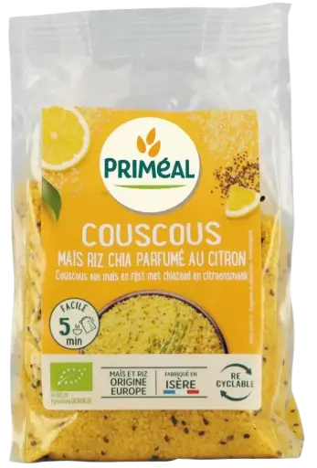 COUSCOUS MAIS RIZ CHIA AU CITRON  300 G