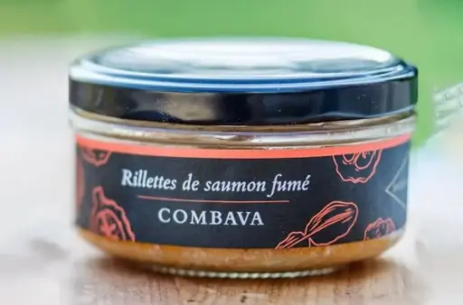 RILLETTES DE SAUMON FUME COMBAVA 100G