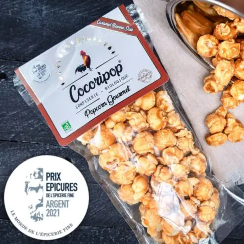 POPCORN GOURMET CARAMEL BEURRE SALE - COCORIPOP -  80G
