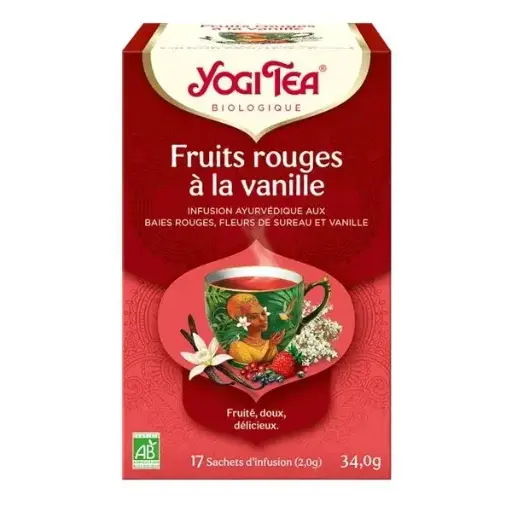 YOGI TEA - FRUITS ROUGES A LA VANILLE